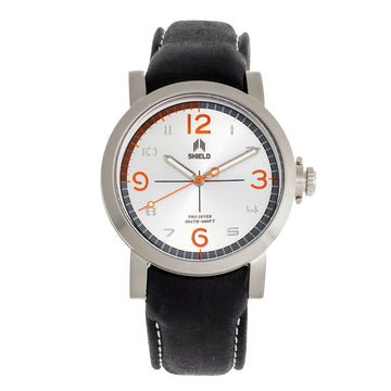 Shield Berge Leather-Band Men's Diver Watch