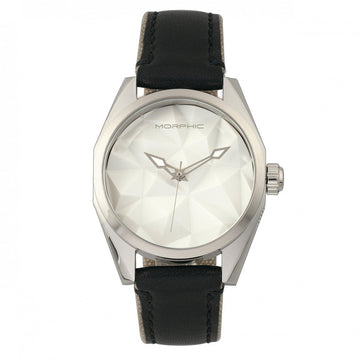 Morphic M59 Series Leather-Overlaid Canvas-Band Watch