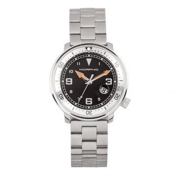 Morphic M74 Series Bracelet Watch w/Magnified Date Display