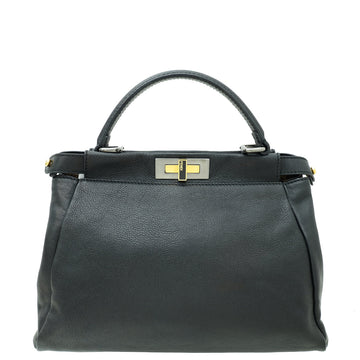 Fendi Black Peekaboo Regular Bag