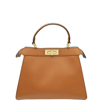 Fendi Tan Peekaboo Iseeu Medium Bag