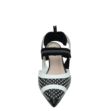 Fendi Bicolor Colibri Slingback 37.5