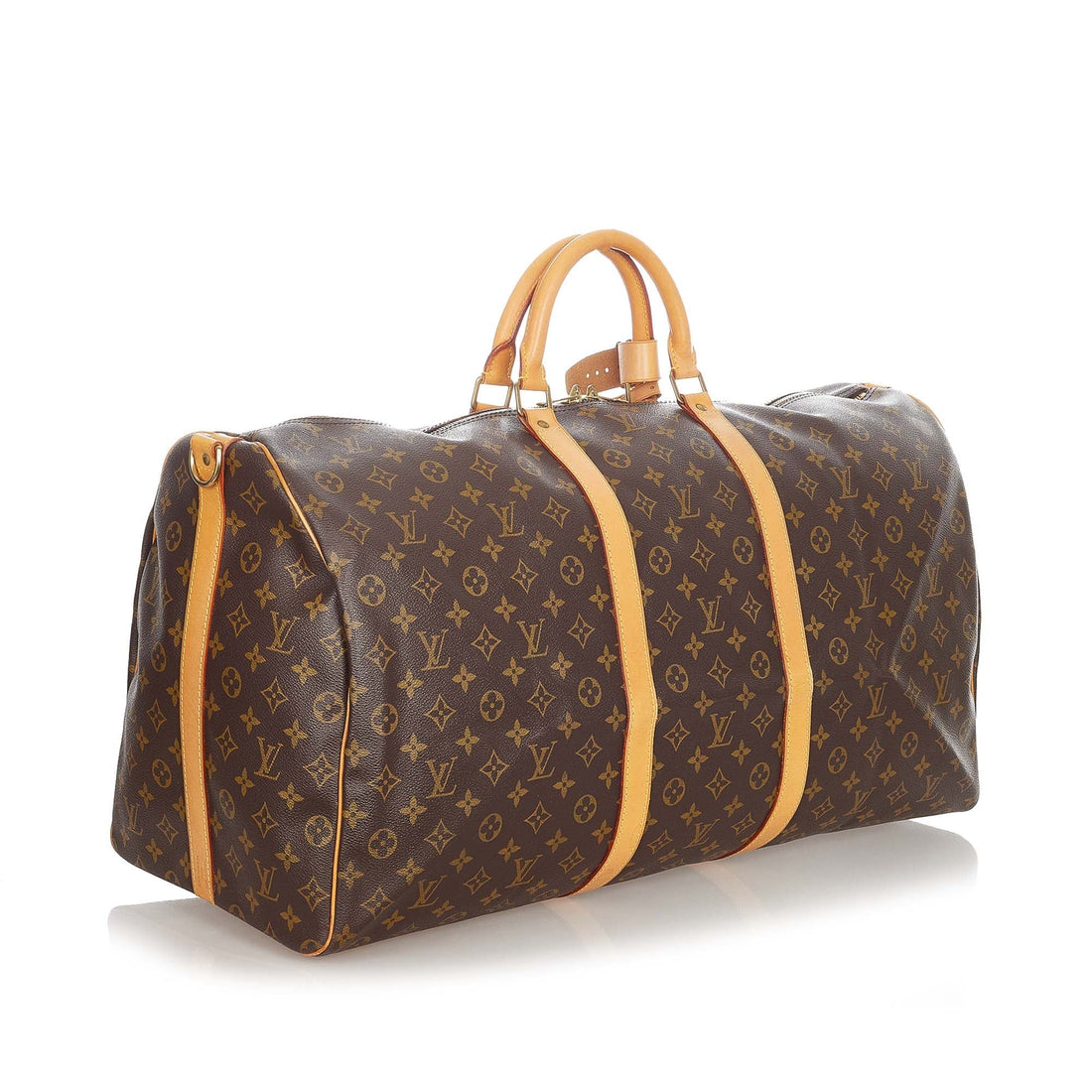 Louis-Vuitton Louis Vuitton Monogram Keepall Bandouliere 60 Brown