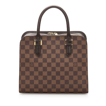 Louis-Vuitton Damier Ebene Triana Brown GHW