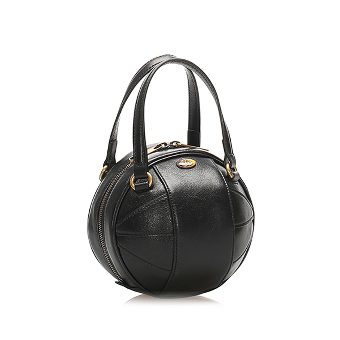 Gucci Tifosa Basketball Leather Handbag Black