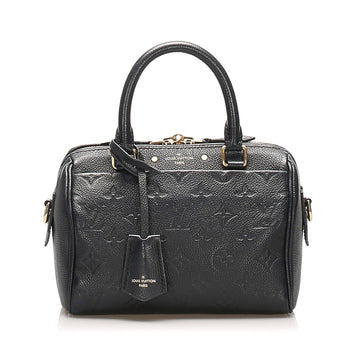 Louis-Vuitton Monogram Empreinte Speedy 20 Black