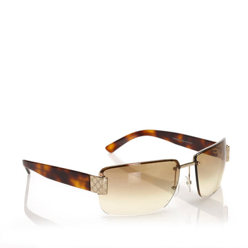 Gucci Gucci Square Tinted Sunglasses Brown