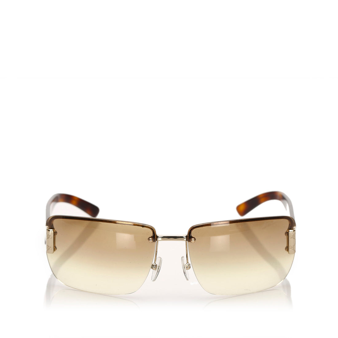 Gucci Gucci Square Tinted Sunglasses Brown