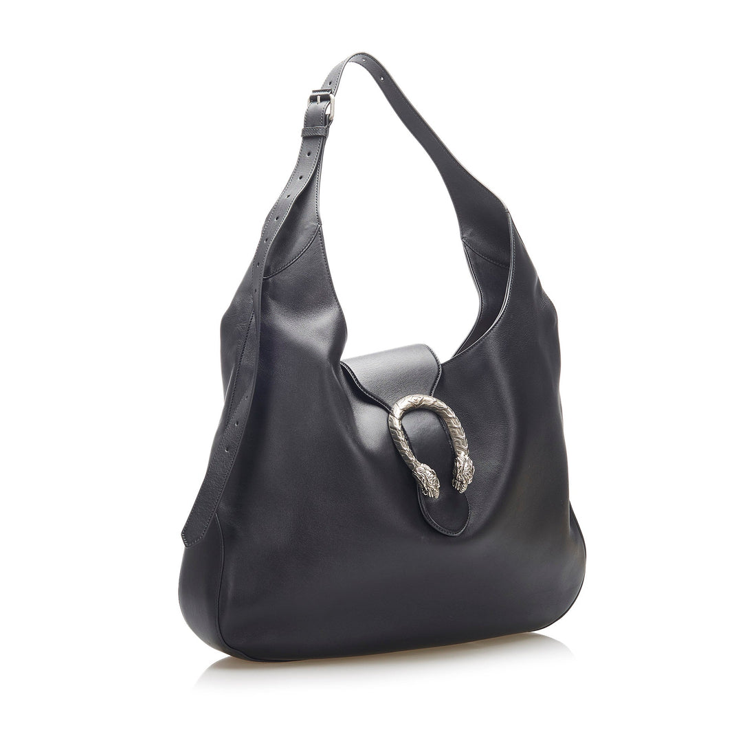 Gucci Dionysus Leather Satchel Black