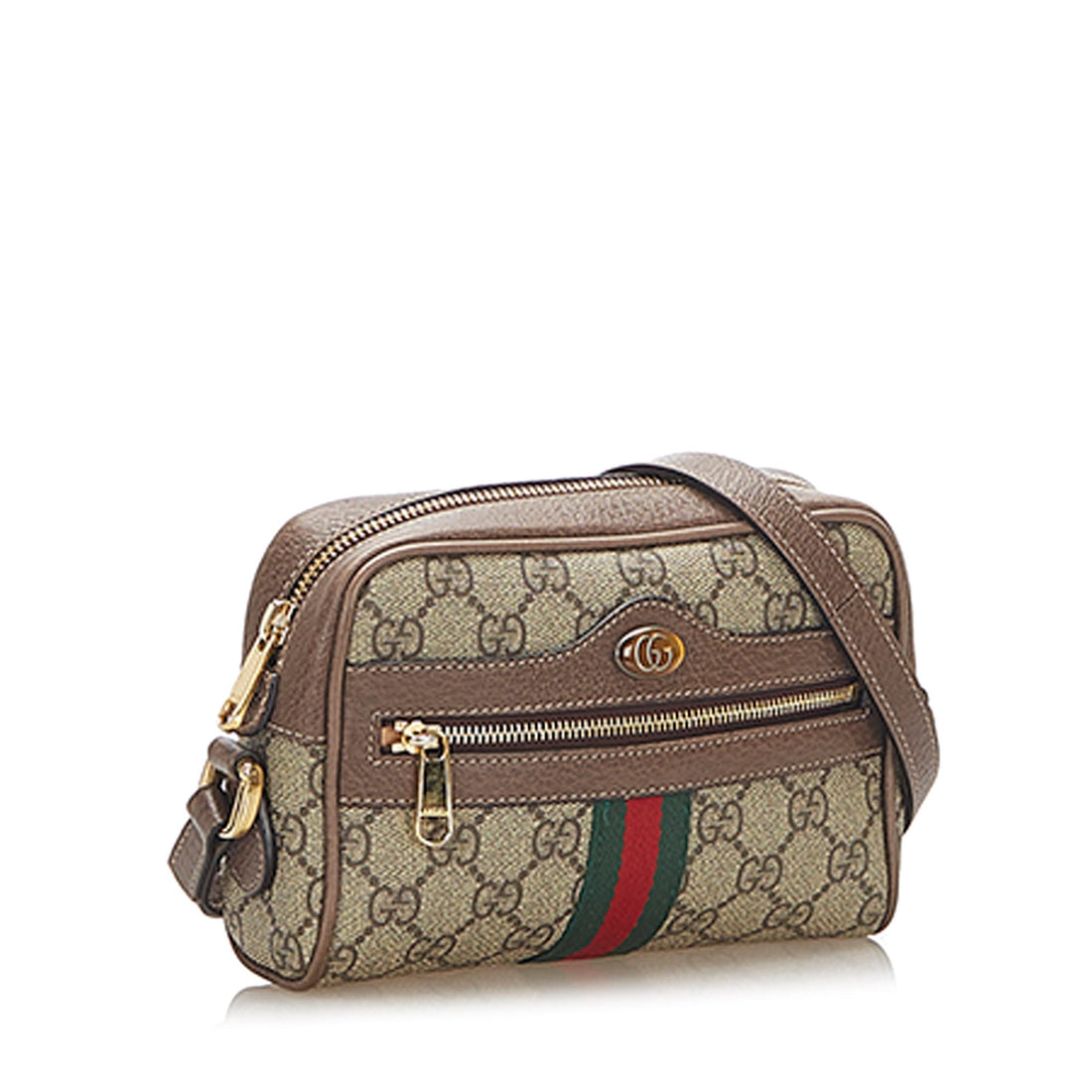 Gucci Ophidia GG Supreme Small Brown GHW
