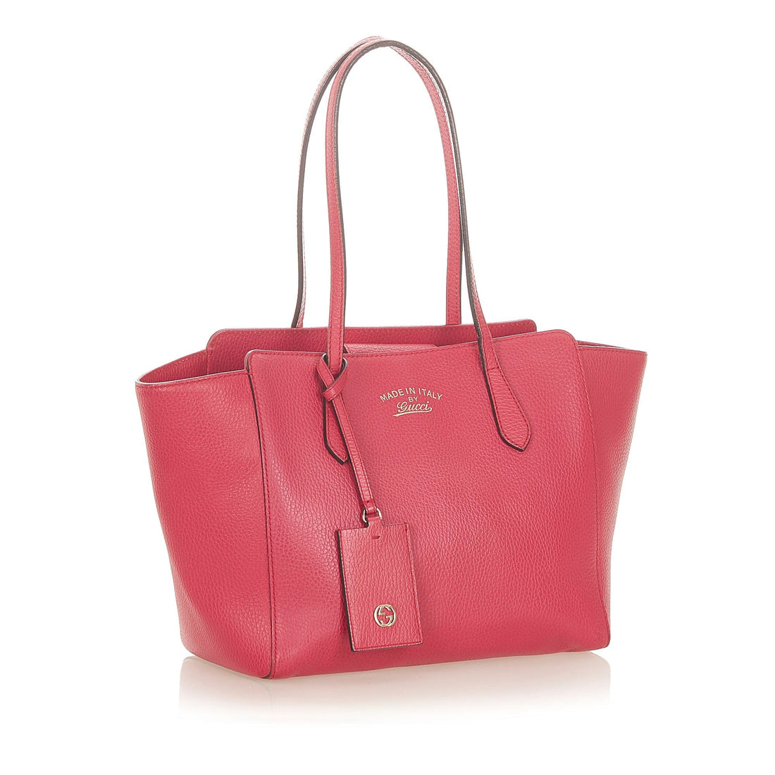Gucci Swing Leather Tote Bag Pink