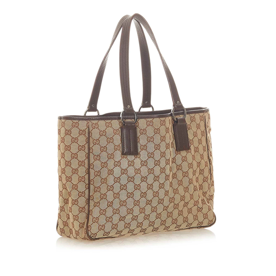 Gucci Gucci GG Canvas Tote Bag Brown