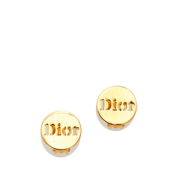 Logo Clip-On Earrings Gold