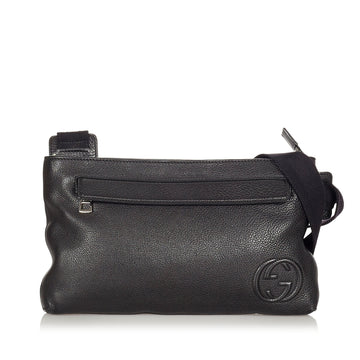 Gucci Gucci Soho Leather Belt Bag Black