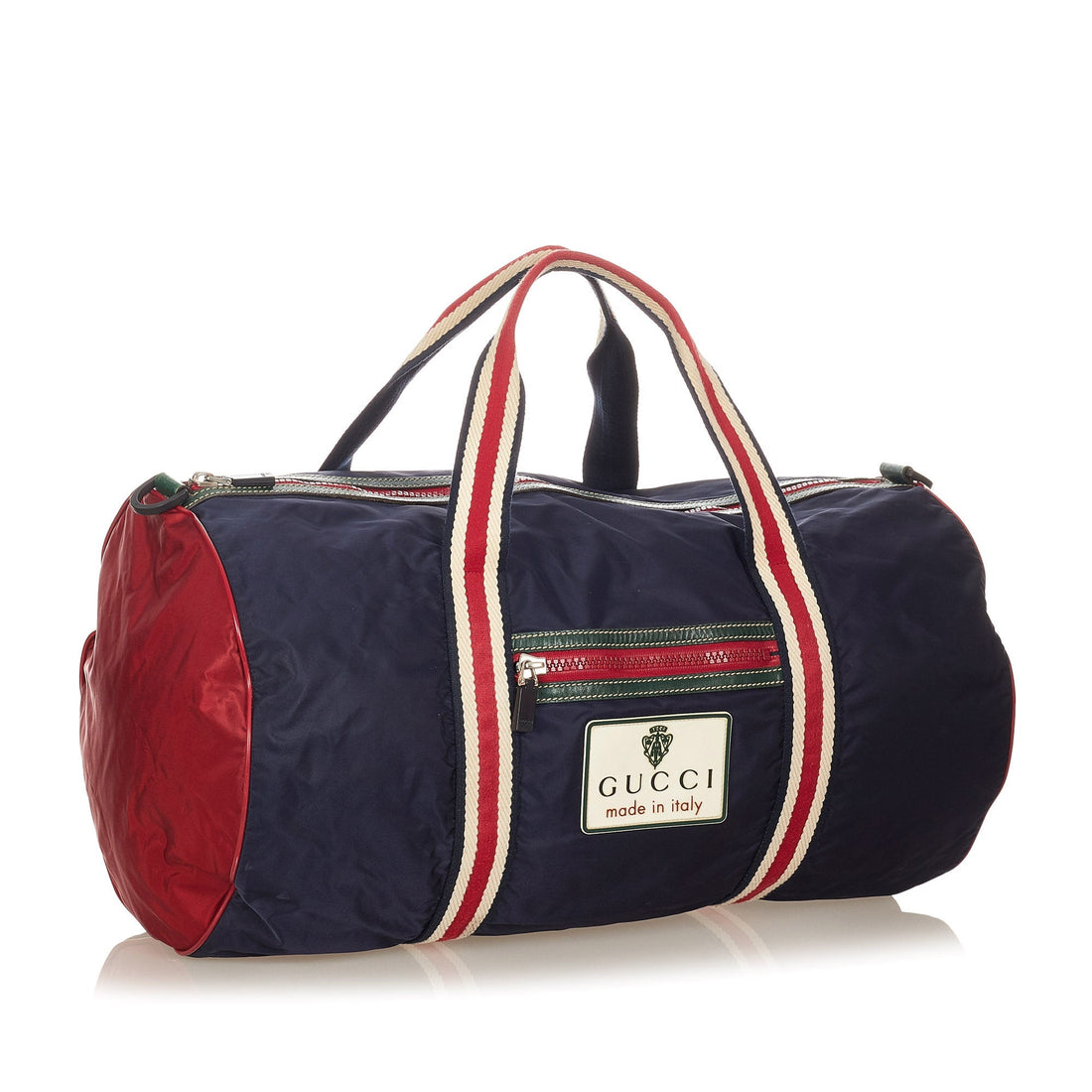 Gucci Gucci Sports Line Nylon Duffel Bag Blue