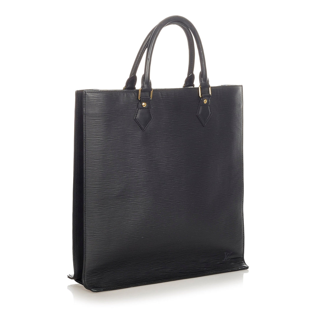 Louis-Vuitton Louis Vuitton Epi Sac Plat PM Black