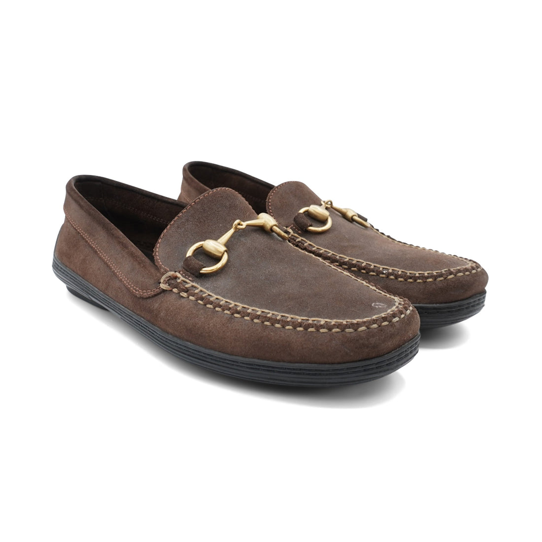 Gucci 'Jordaan' Suede Loafers- Men's 41.5