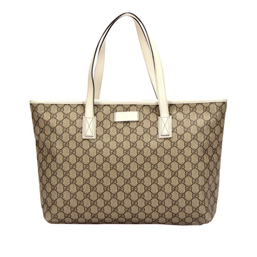 Gucci Gucci GG Supreme Tote Bag Brown