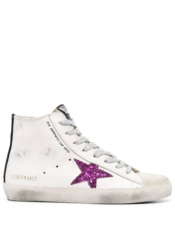 FRANCY LEATHER UPPER SUEDE TOE AND