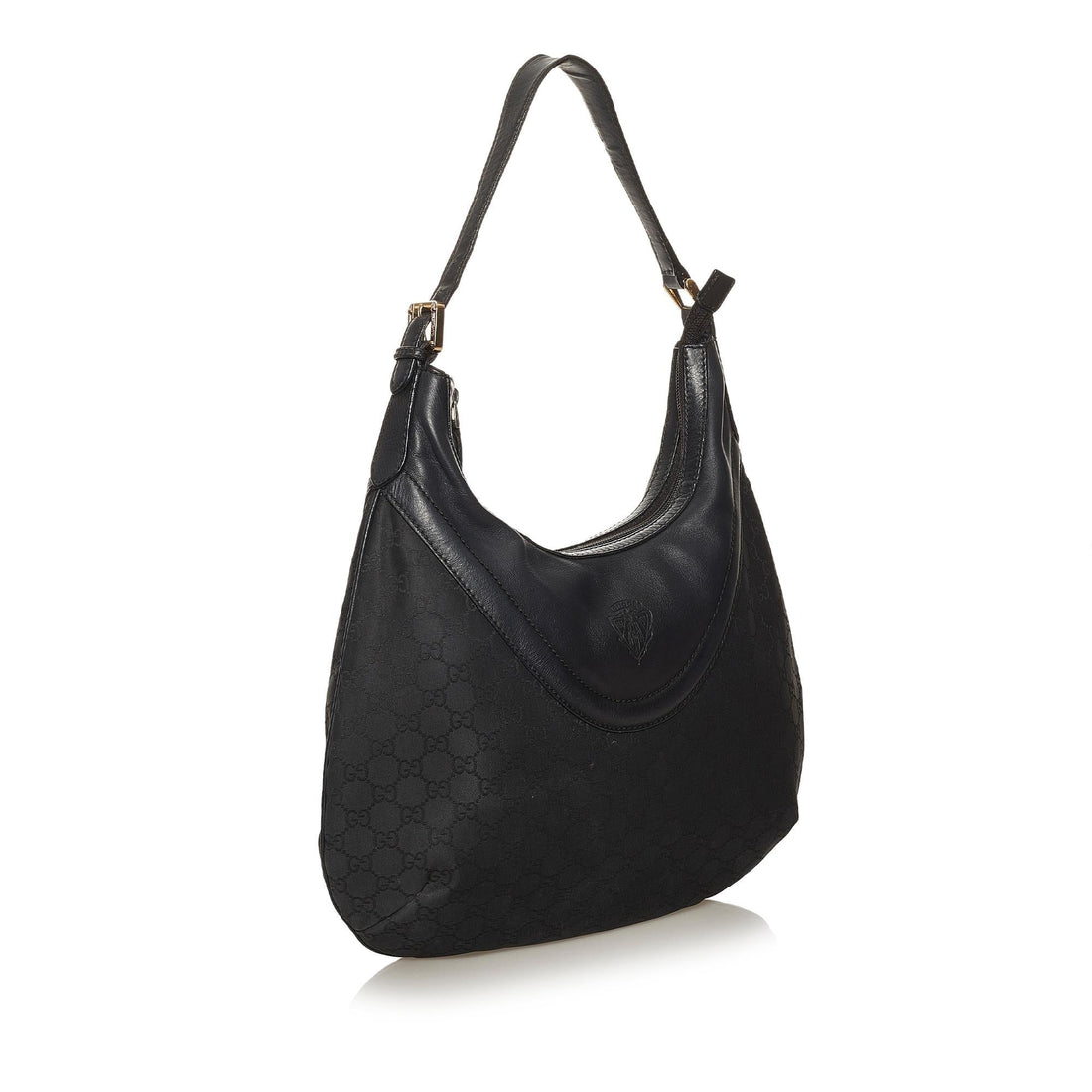 Gucci GG Canvas Crest Hobo Bag