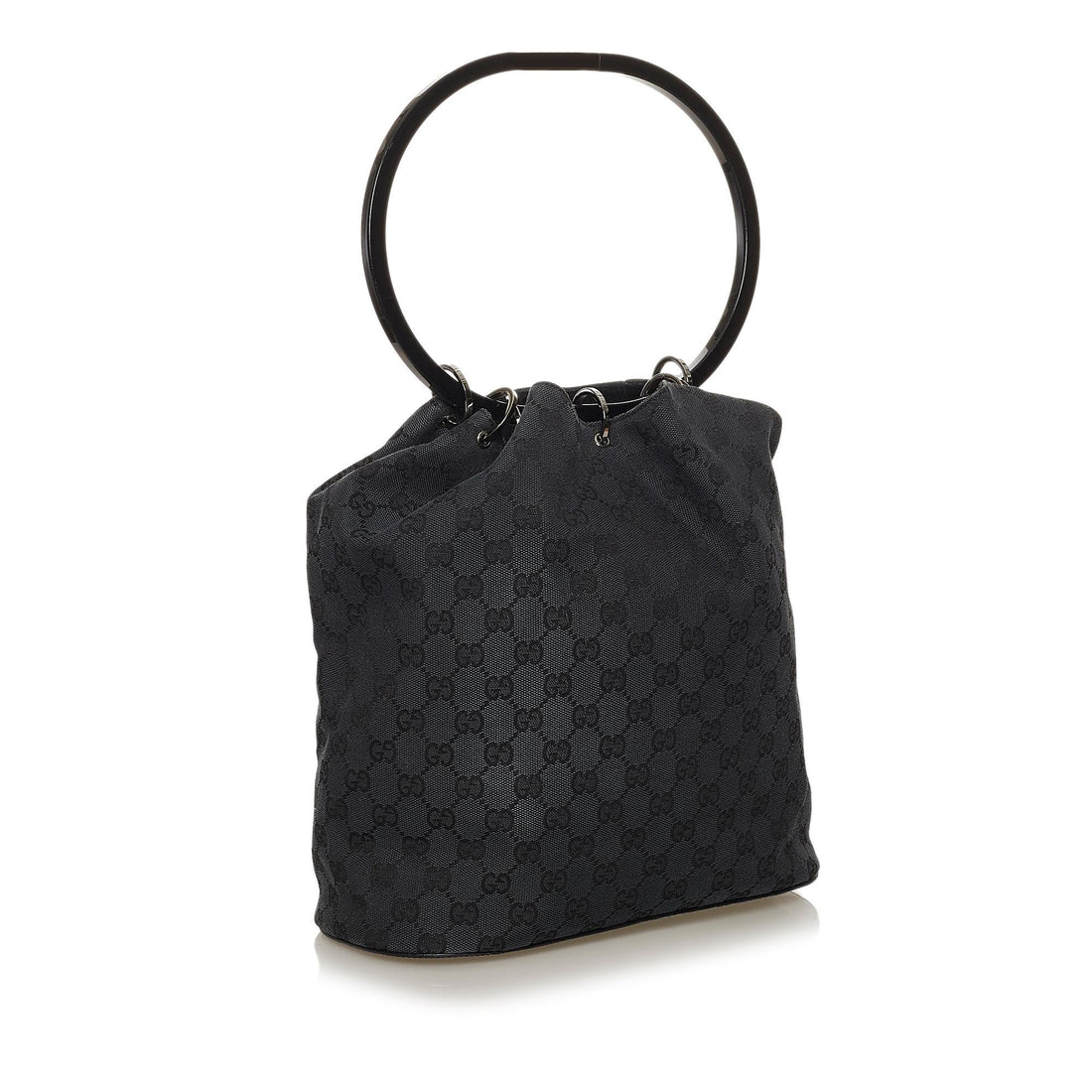 Gucci GG Canvas Ring Handle Handbag