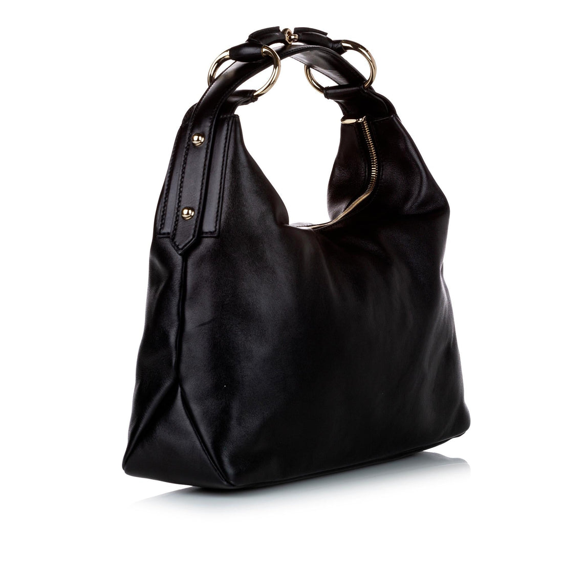 Gucci Horsebit Leather Shoulder Bag