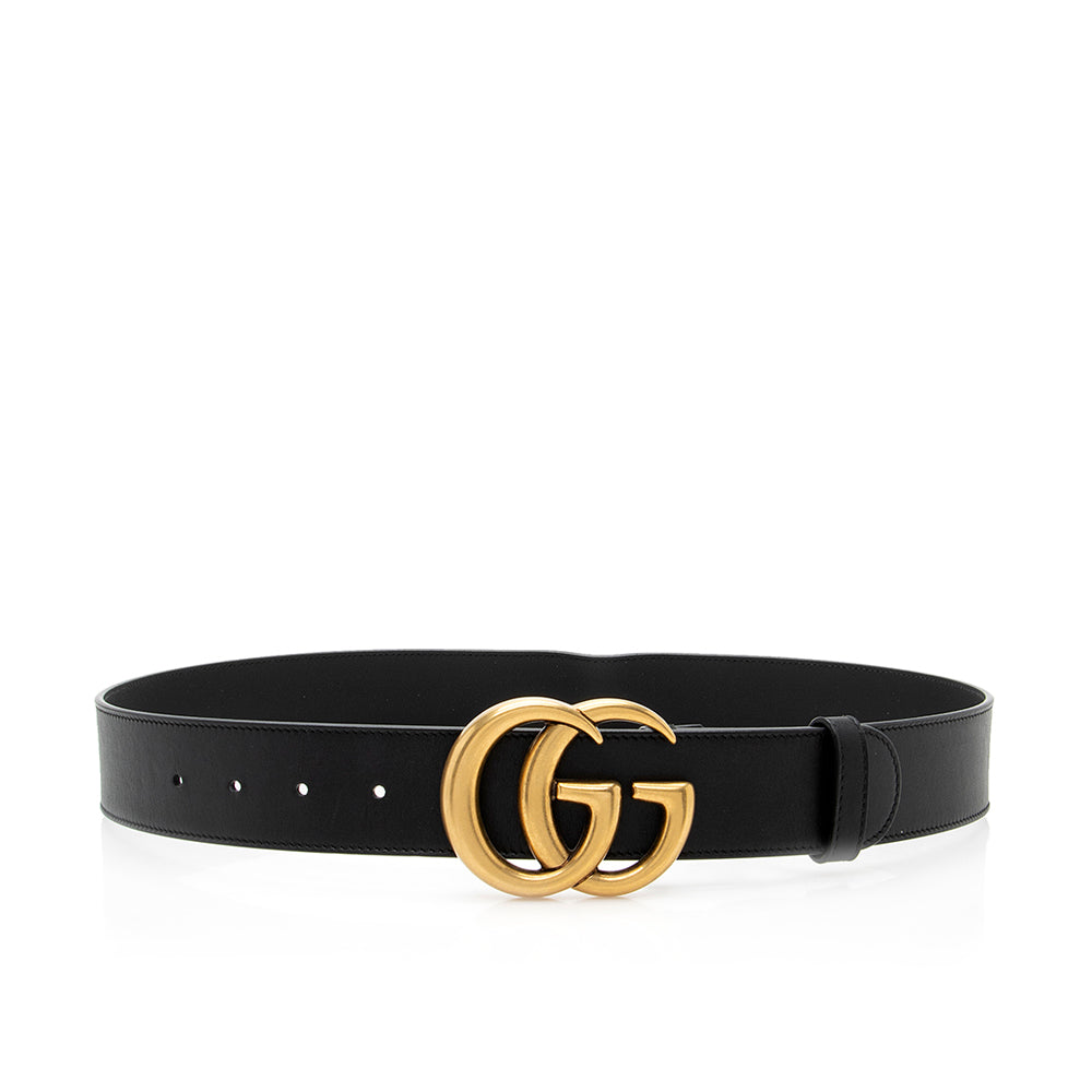 Gucci Leather GG Marmont Belt - Size 34 / 85