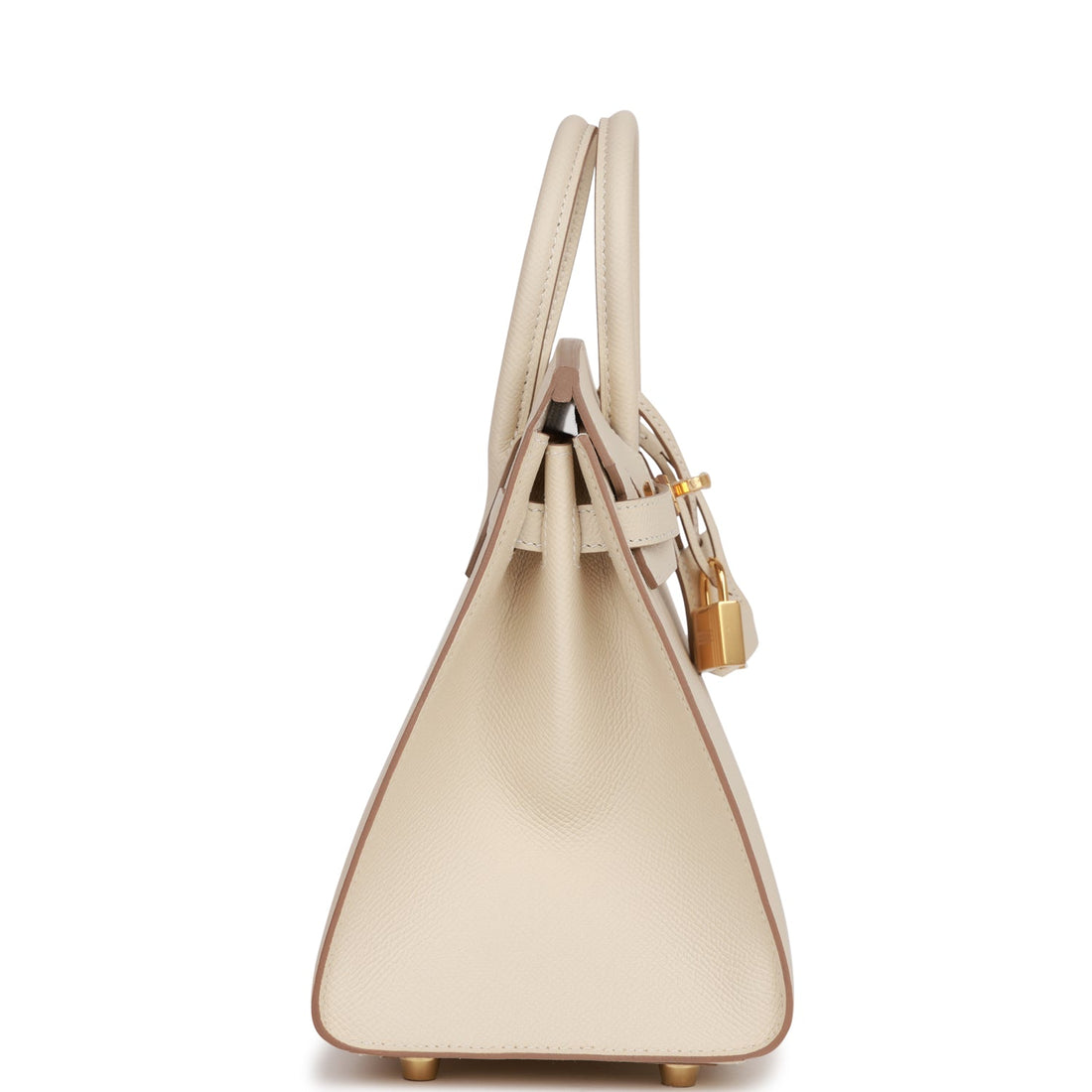 Hermes Birkin Sellier 25 Craie Leather Gold Hardware