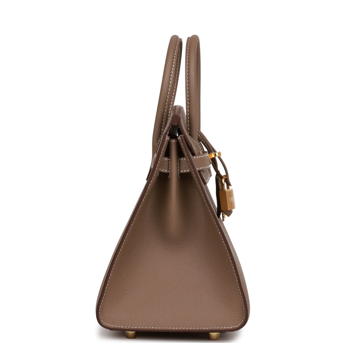 Hermes Birkin Sellier 25 Etoupe Leather Gold Hardware