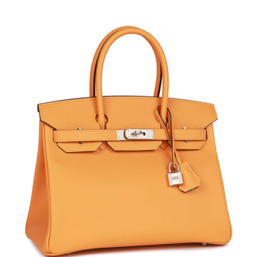 Hermes Special Order (HSS) Birkin 30 Jaune D'Or and Malachite Leather Brushed Palladium Hardware