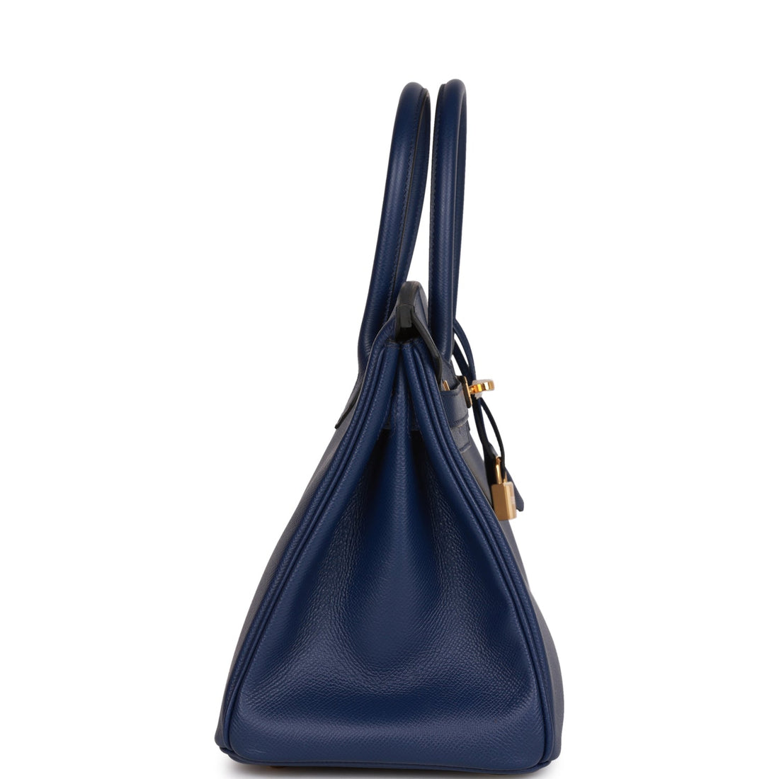 Hermes Birkin 30 Bleu Saphir Leather Gold Hardware