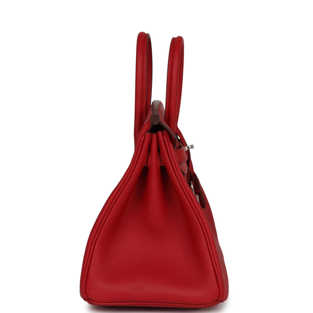 Hermes Birkin 25 Rouge Piment Leather Palladium Hardware