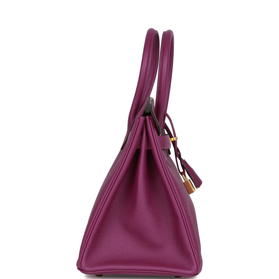 Hermes Birkin 30 Anemone Leather Gold Hardware