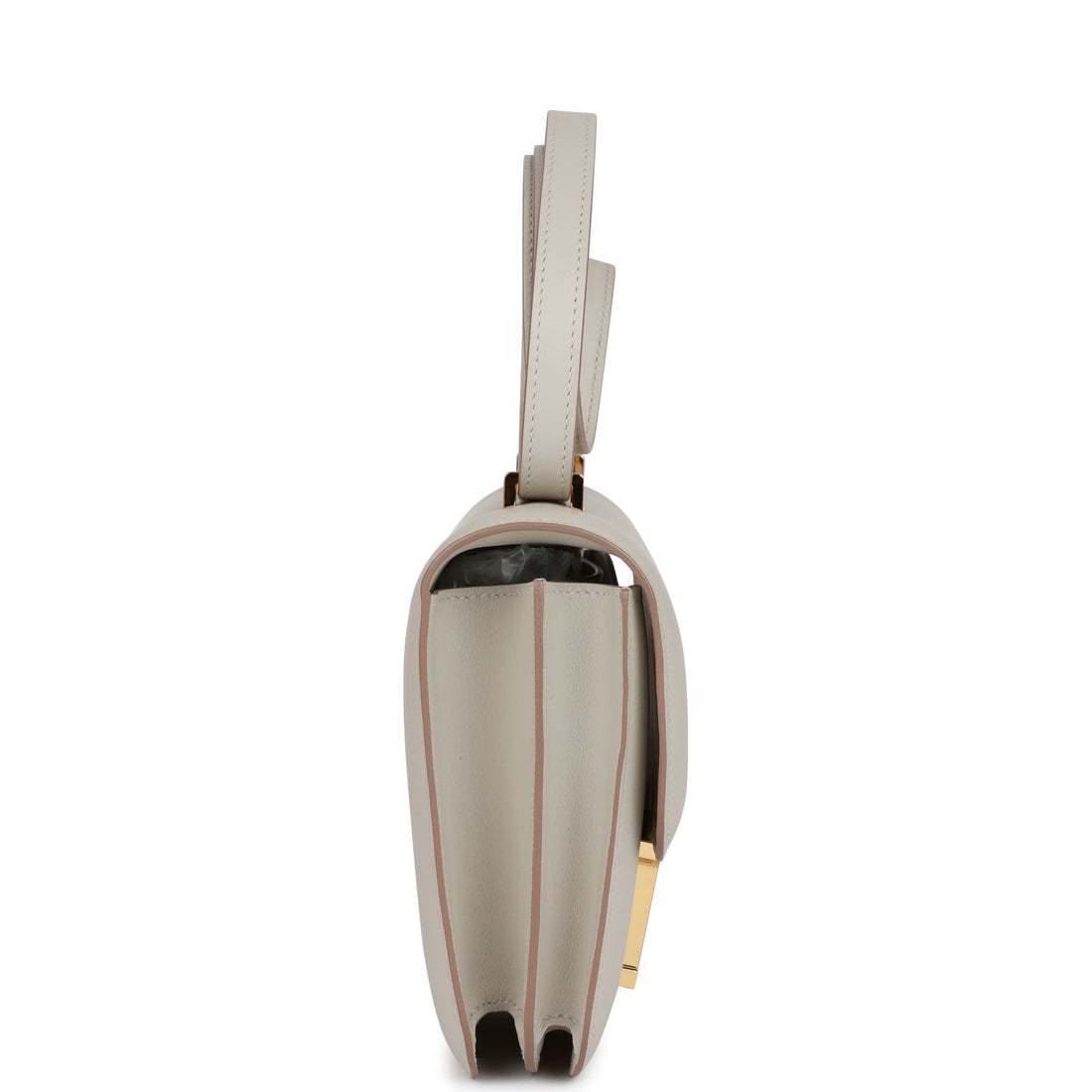 Hermes Constance 18 Gris Perle Leather Gold Hardware