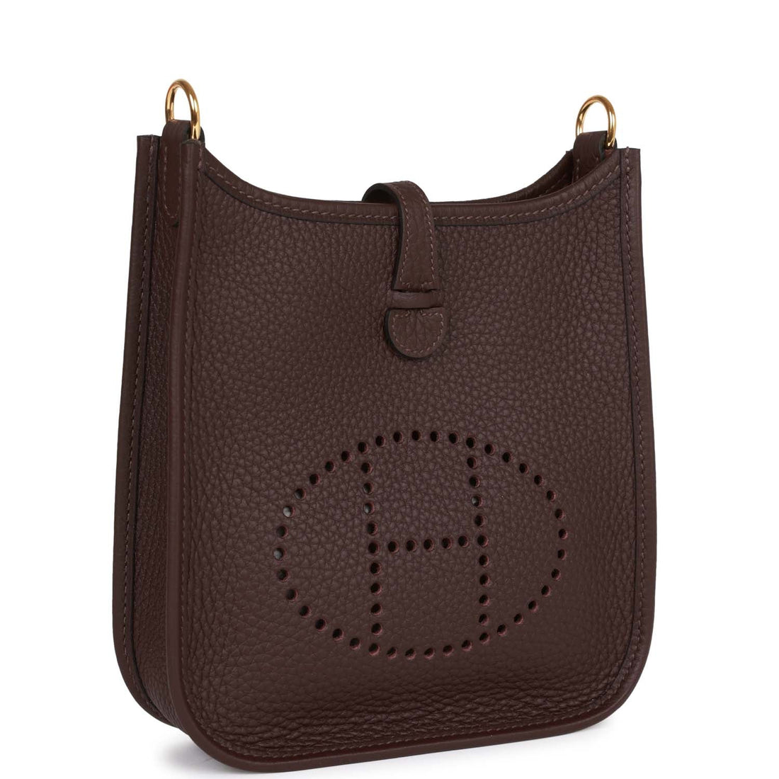 Hermes Evelyne TPM Rouge Sellier Leather Gold Hardware