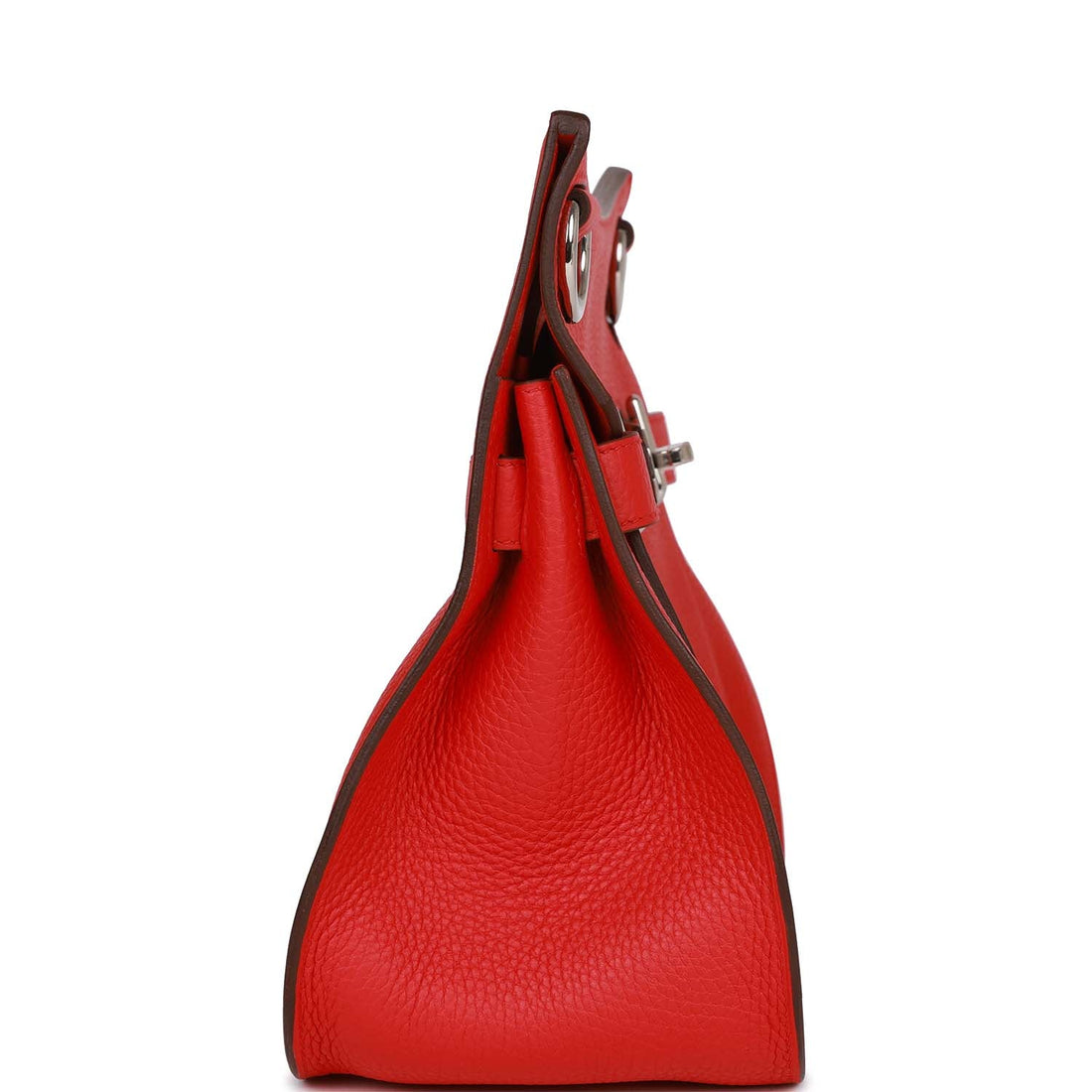 Hermes Jypsiere 28 Rouge De Coeur Leather Palladium Hardware