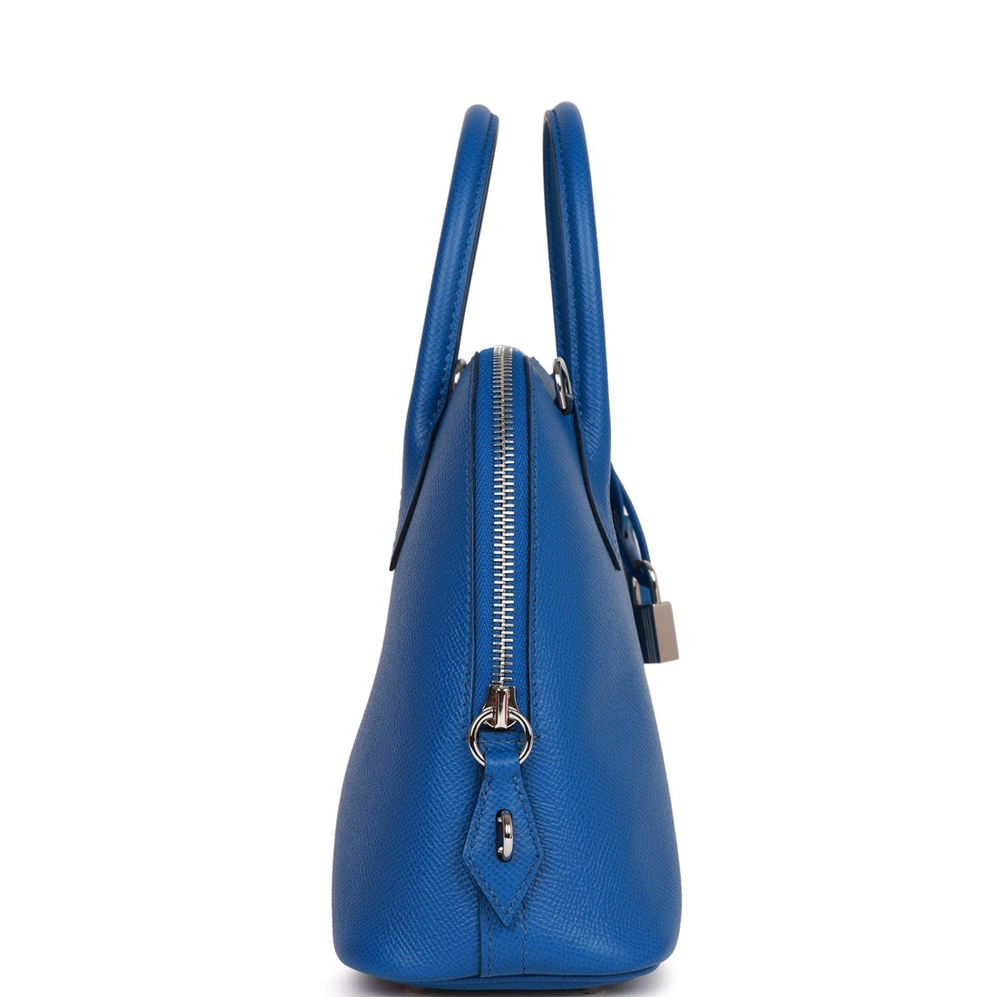 Hermes 1923 Bolide 25 Bleu France Leather Palladium Hardware