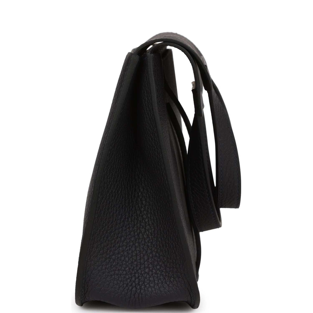 Hermes Halzan 25 Caban Leather Gold Hardware