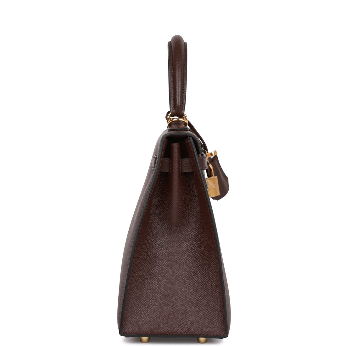 Hermes Kelly Sellier 25 Rouge Sellier Leather Gold Hardware