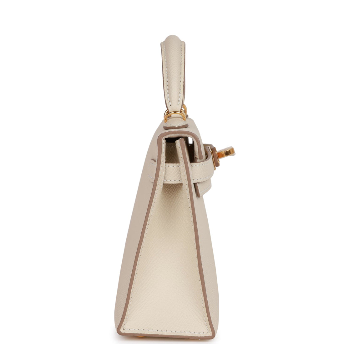 Hermes Kelly Sellier 20 Craie Leather Gold Hardware