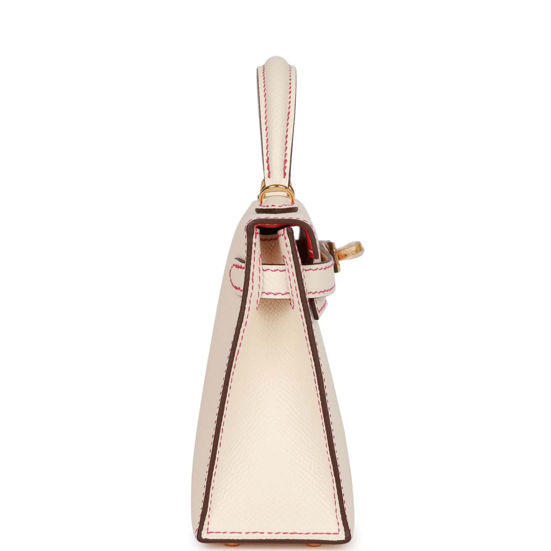 Hermes Special Order (HSS) Kelly Sellier 20 Nata Verso Leather Gold Hardware