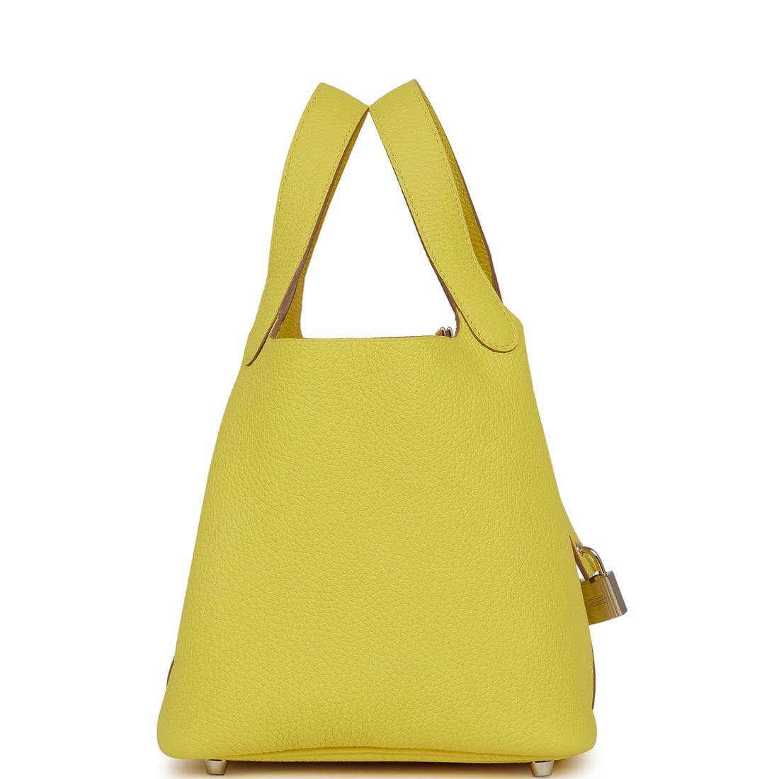 Hermes Picotin Lock 18 Lime Leather Palladium Hardware