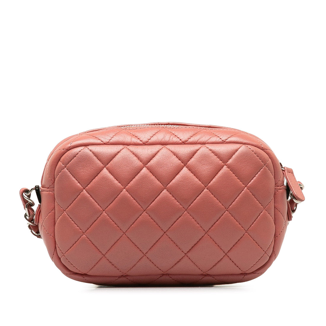 CHANEL Mini Lambskin Camera Case Crossbody Bag