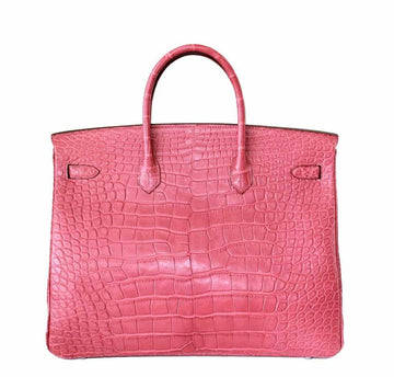 HermÃÂ¨s Birkin 40 Boise de Rose Alligator Bag