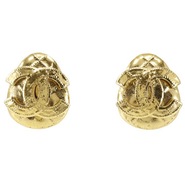 Top Quality Chanel Coco Mark  Gold Earrings