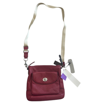Crossbody Designer By Coach In Red, Size:Small