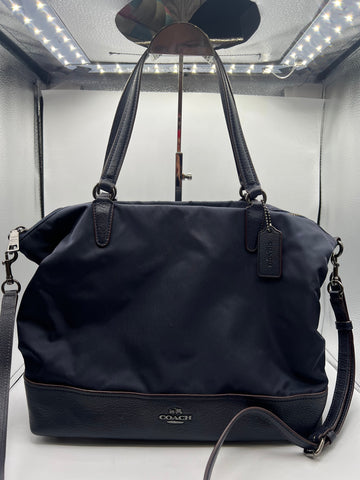HANDBAG DESIGNER by COACH In NAVY, Size: LARGE