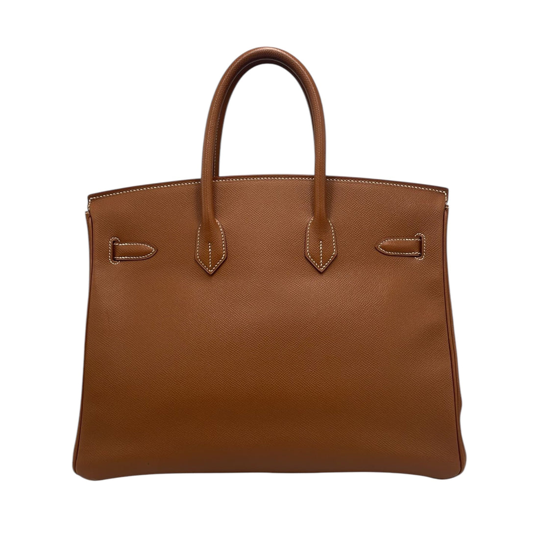 Hermès Birkin 35 Cognac Courchevel Gold