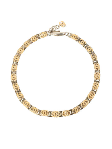 Top Quality Chanel 2000 Made Cc Mark Chain Necklace Silver