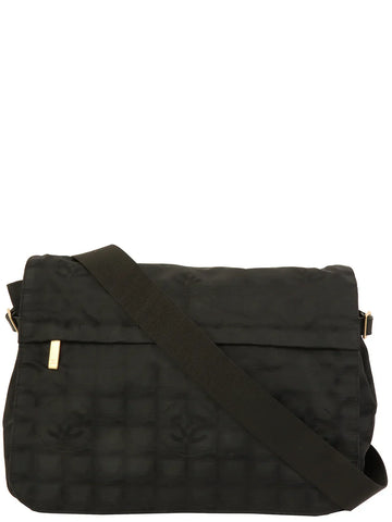 Chanel Around  Made New Travel Nylon Shoulder Bag Black